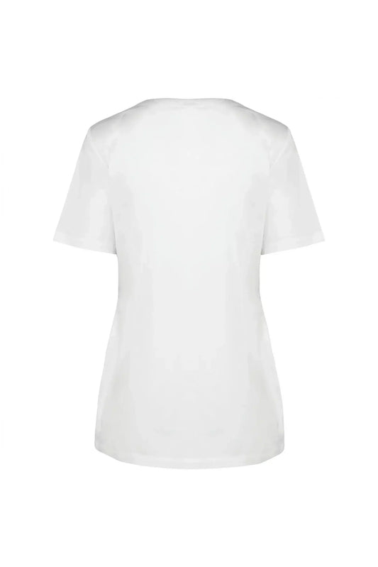 Lima - Witte medische damesblouse - Wasbaar op 75°