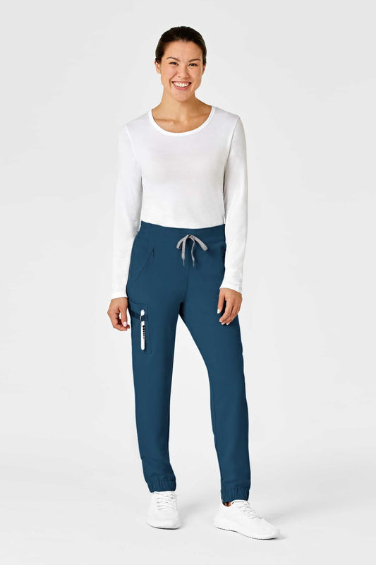 RENEW - Medische broek - Dames - Turquoiseblauw
