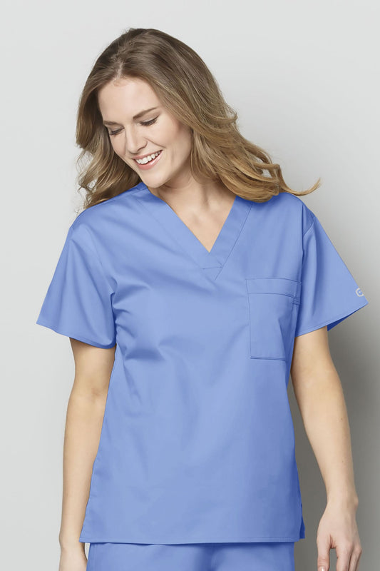 Wonderwork - Medische blouse - Dames - Hemelsblauw