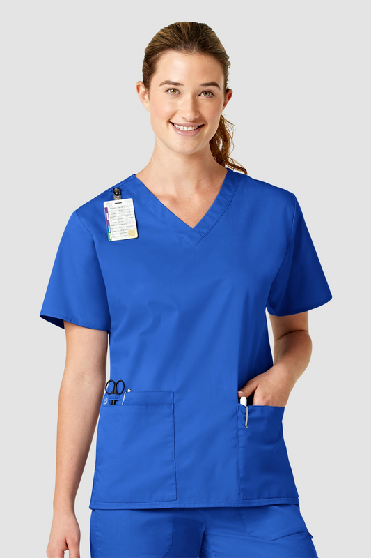 Wonderwork - Medische blouse - Dames - Koningsblauw