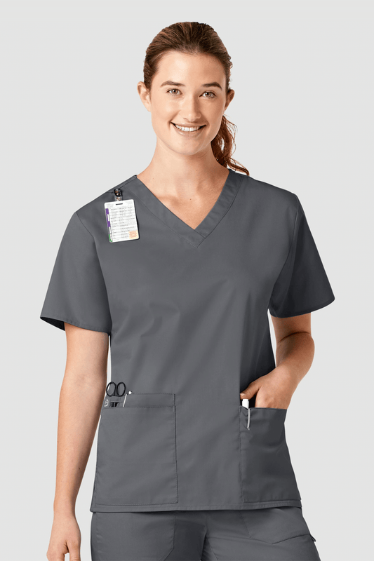 Wonderwork - Medische blouse - Dames - Donkergrijs